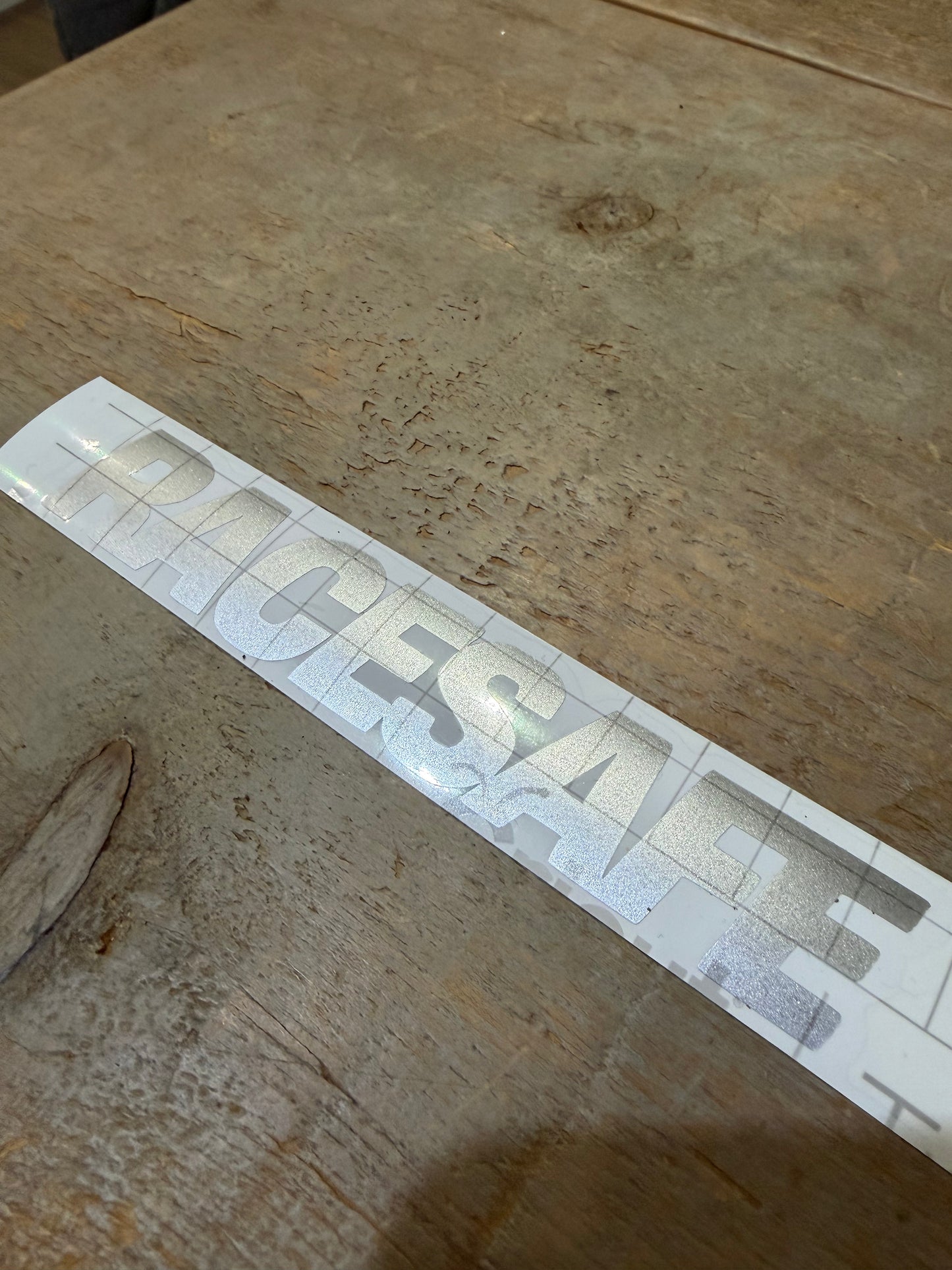 RaceSafe stickers