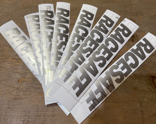 RaceSafe stickers