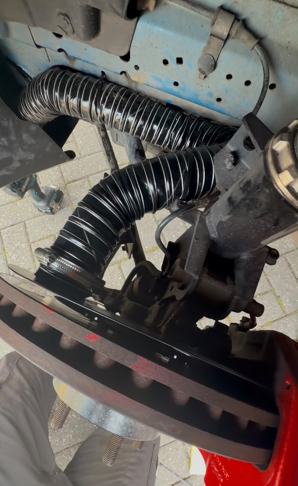 Mustang S550 Front Brake Cooling Kit